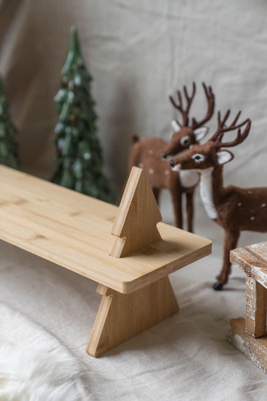Serveringsbrett Juletre 60x16x22cm