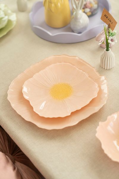 Hovedbilde Valmue Tallerken 21cm - Fersken