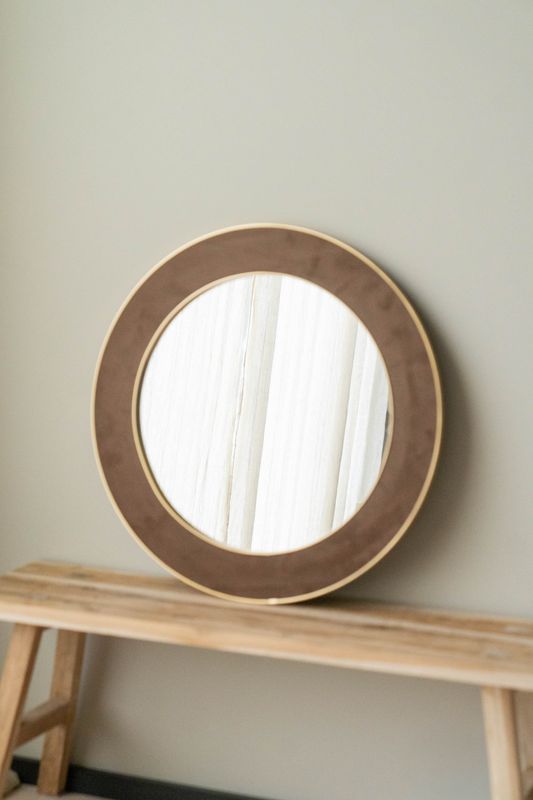 Speil 60cm Brun 
