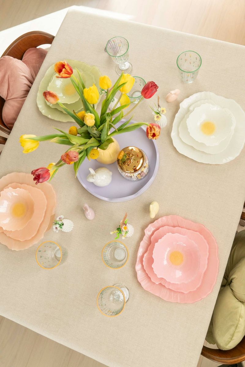 Valmue Tallerken 21cm - Fersken