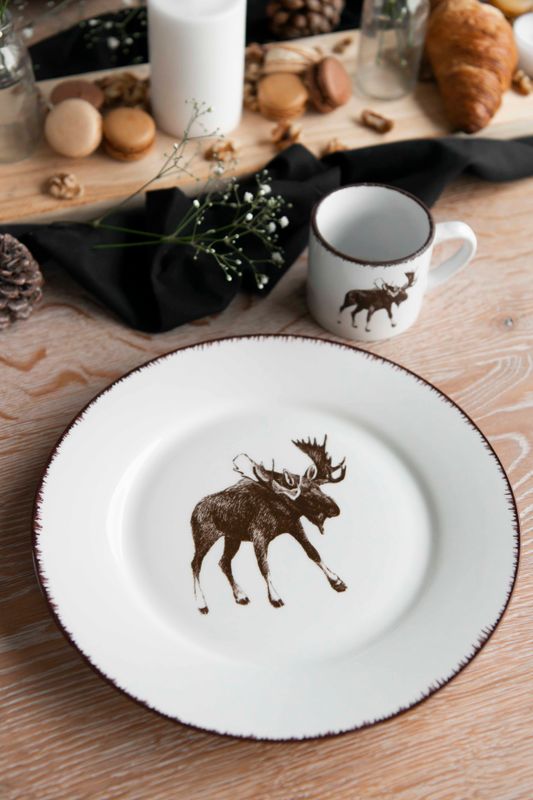 OUTLET Villmark Tallerken - Elg 27cm