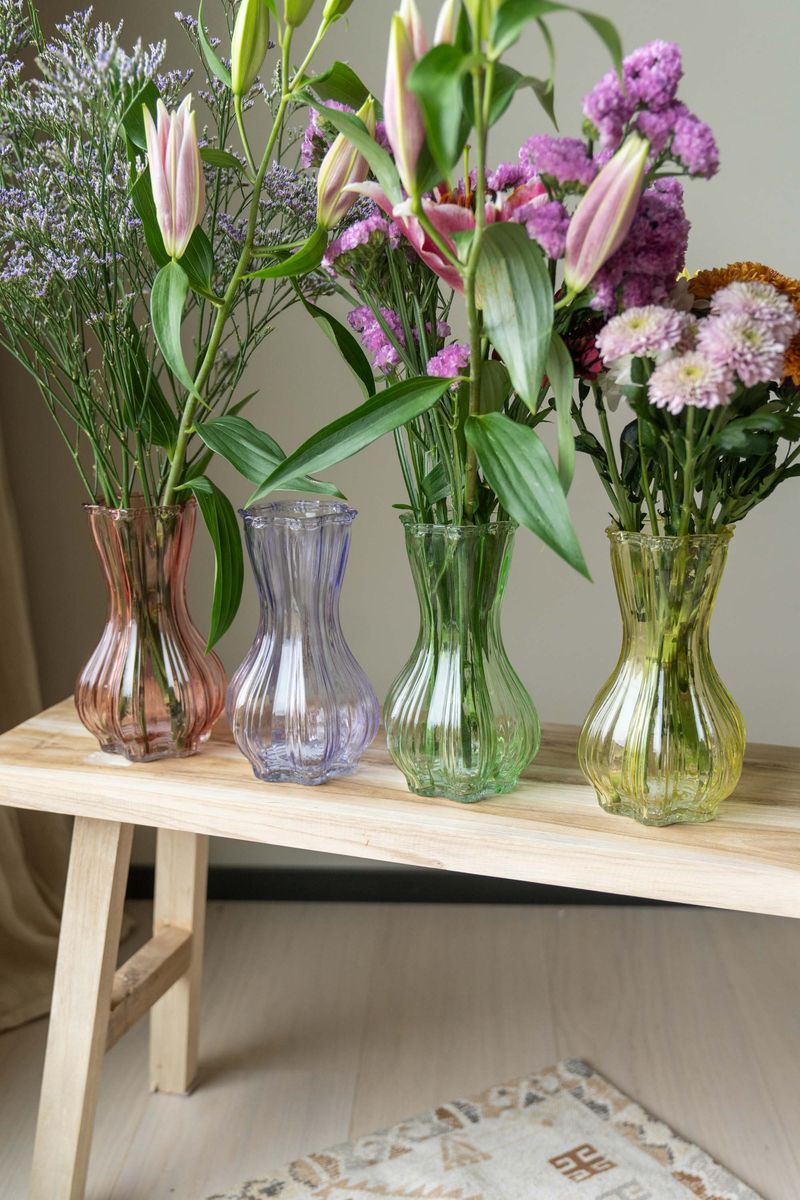 Glassvase – rosa